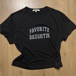 Favorite Daughter Black Tee